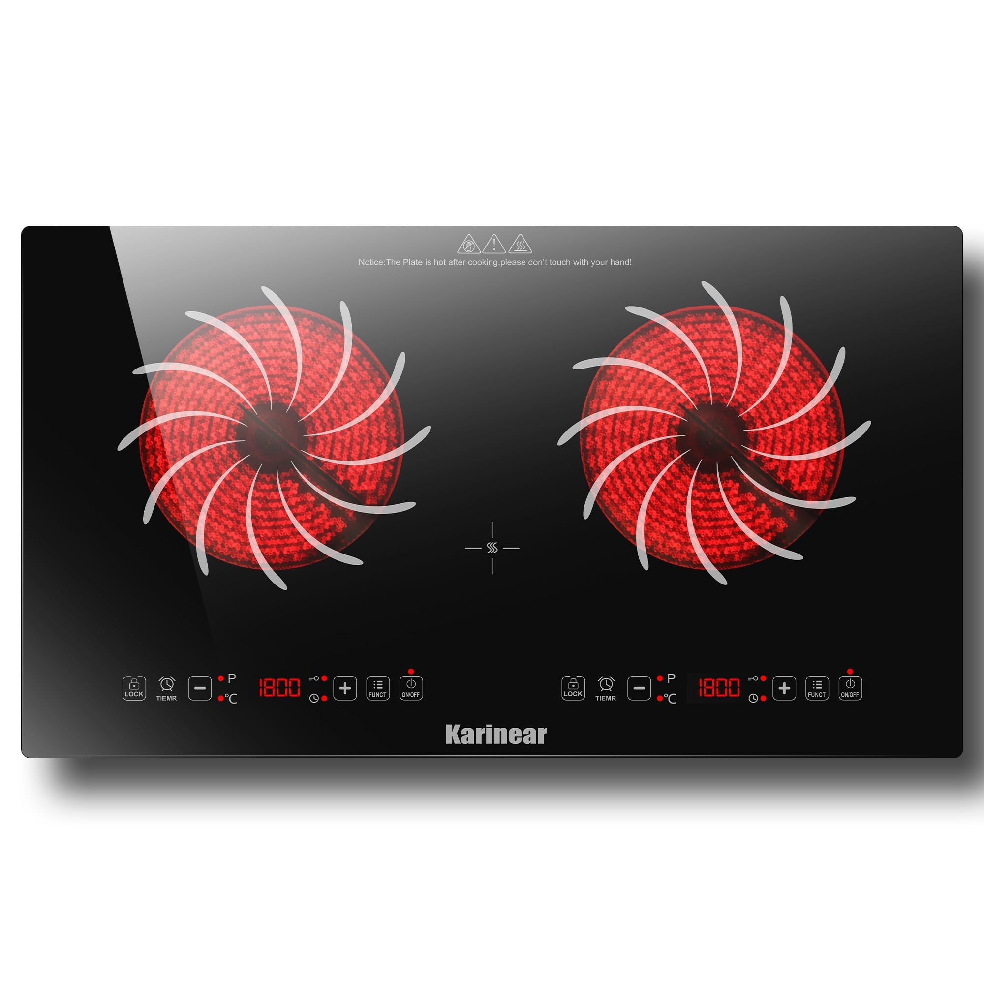 Hot Pot Portable Dual - Fogão Elétrico Portátil Karinear 2 Bocas