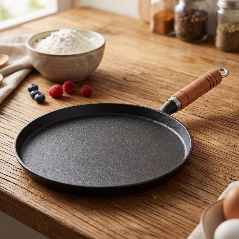 Dosa Pan Iron - Panela de Ferro Fundido 20/23/26cm Sem