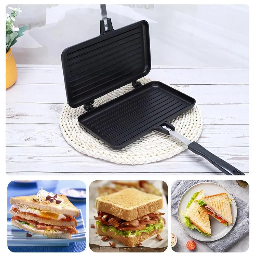 Dosa Pan Iron - Frigideira Dupla Face, Antiaderente, Sandwich Maker,