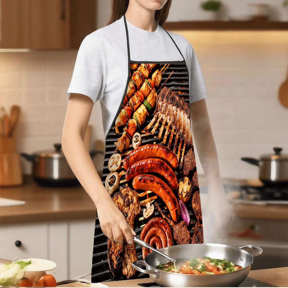 1 Avental Divertido com Tema d - Home Cooking Ideas avaliação e preço