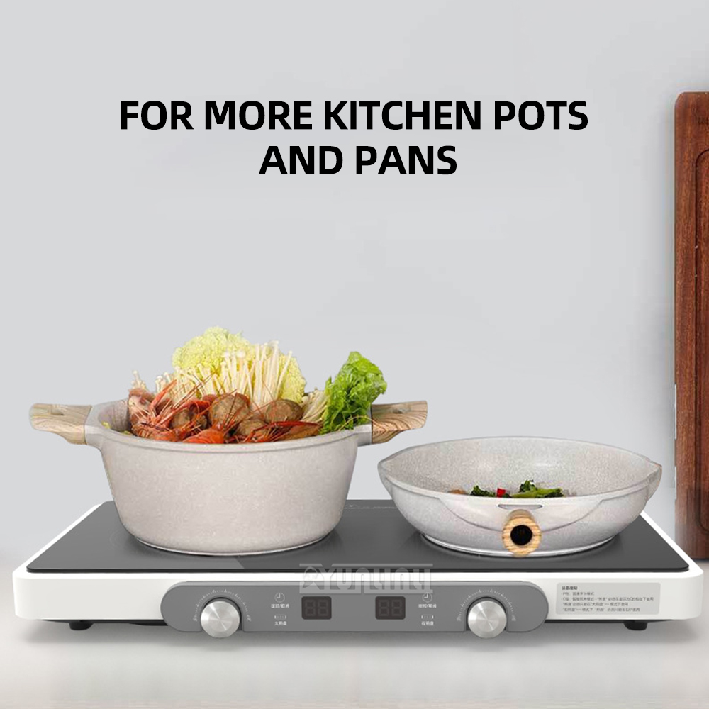 Fogão de indução doméstico, fo - Hot Pot Portable Dual avaliação e preço