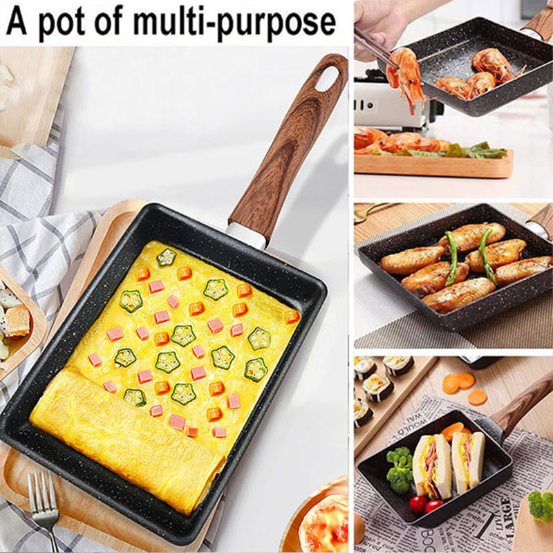 Tamagoyaki japonês omelete pan - Dosa Pan Iron avaliação e preço