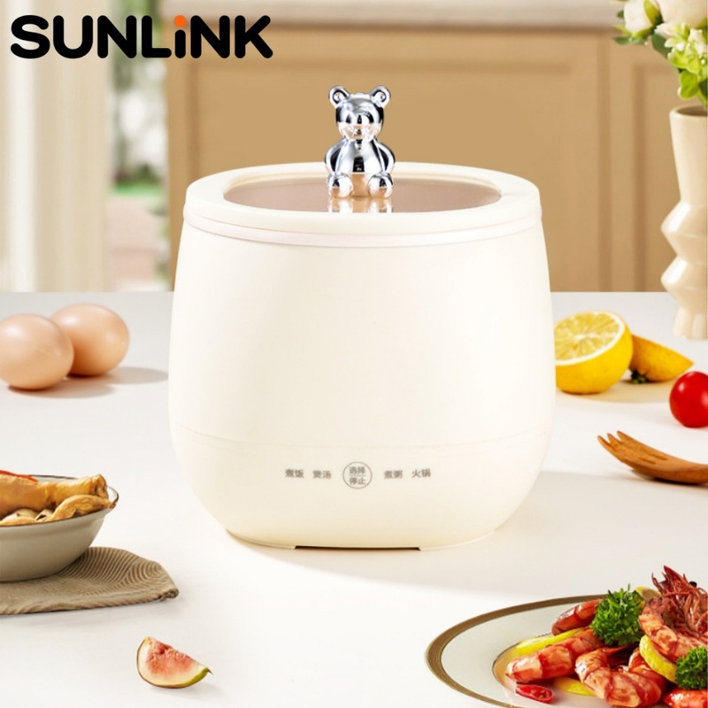 Panela Elétrica Mini de 1.8L,  - Hot Pot Portable Dual avaliação e preço